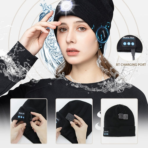 Bluetooth Music Led Beanie Hat