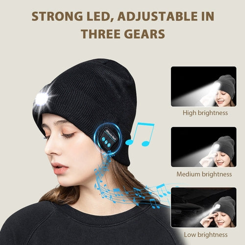 Bluetooth Music Led Beanie Hat
