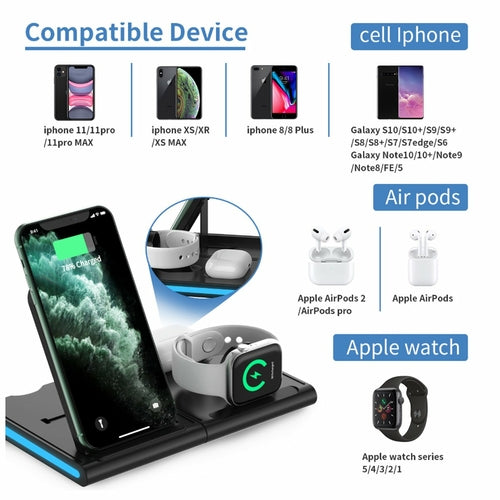 4 In 1 Wireless Charging Station