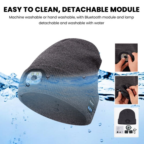 Bluetooth Music Led Beanie Hat