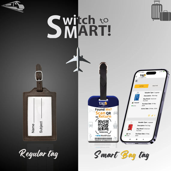 Smart Bag Security Tag - Great Britain Flag [Pack 2]-1
