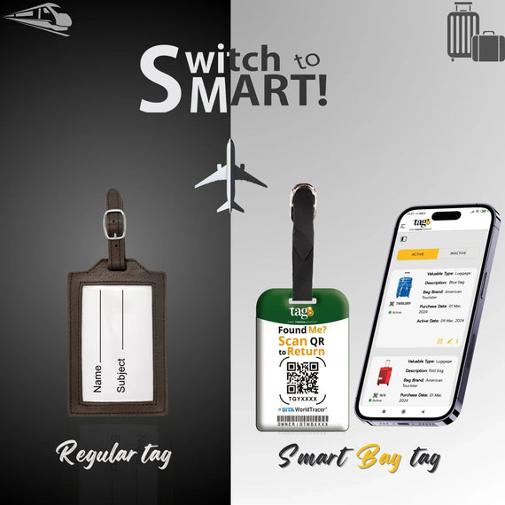 Smart Bag Security Tag -  Portugal Flag [Pack 2]-1