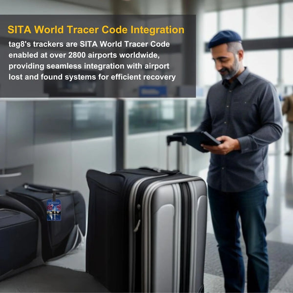 Smart Bag Security Tag - Washington Dc  [Pack 2]-4